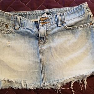 Abercrombie & Fitch, Jean mini skirt.